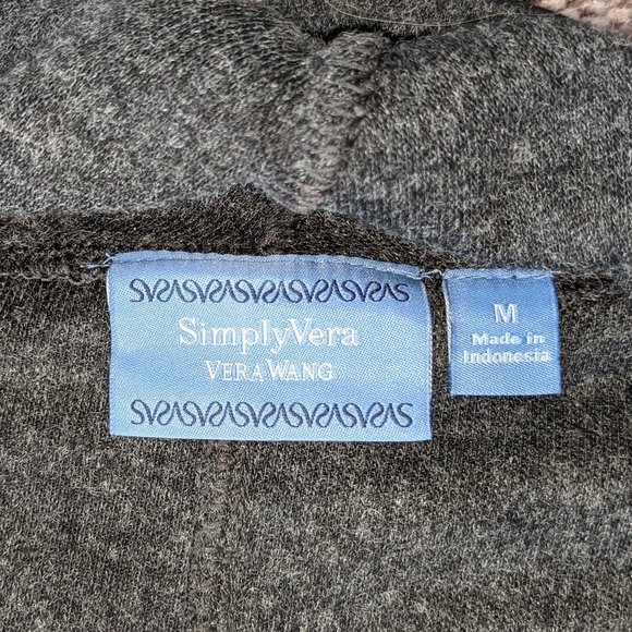 *Grey Zippered Sweater by Simply Vera- Size M - Picture 3 of 5